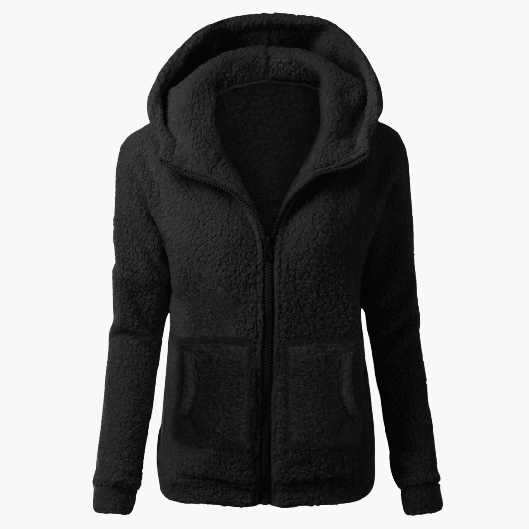 Louna | Veste Zippée en Polaire Douce avec Capuche