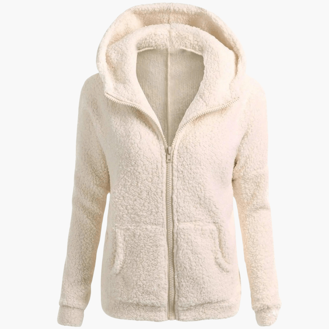Louna | Veste Zippée en Polaire Douce avec Capuche