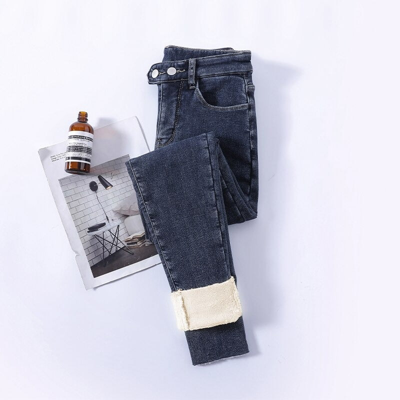 Elsa | Jean Thermique Doublé Polaire