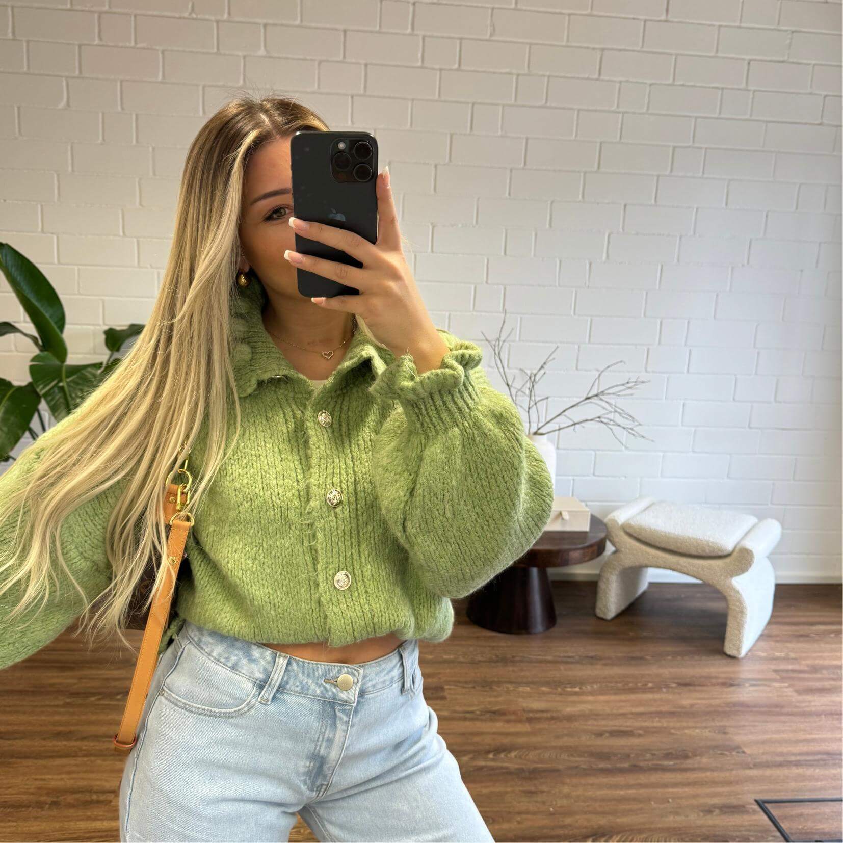 Louna | Gilet Boutonné en Maille Douce