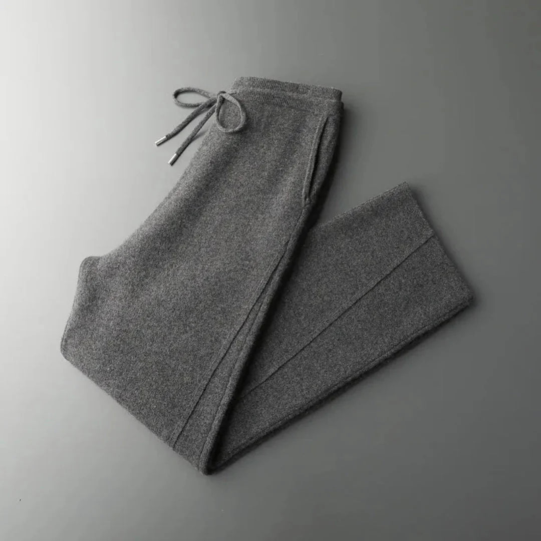 Nohan | Pantalon Maille Fluide à Taille Cordon