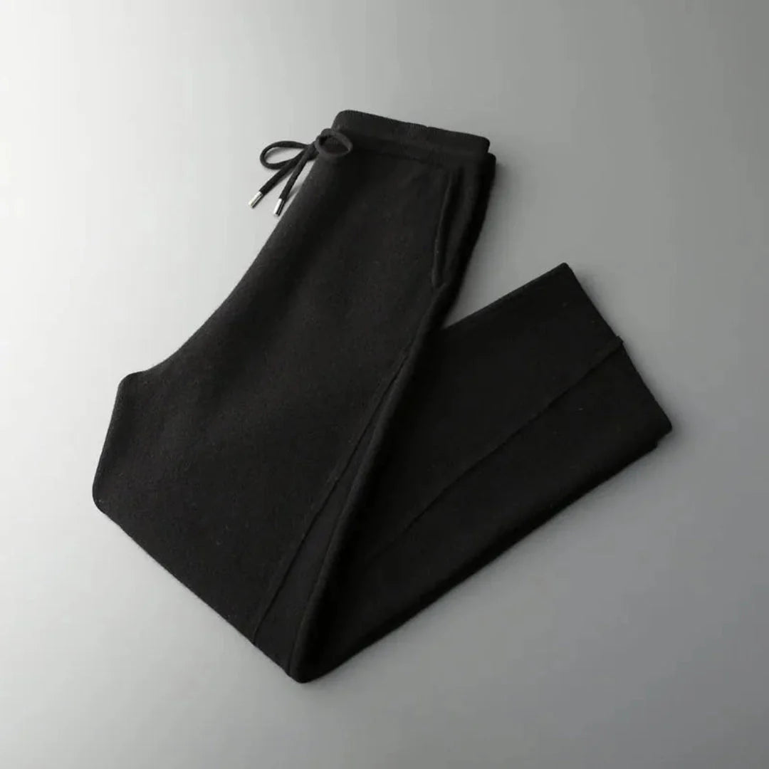 Nohan | Pantalon Maille Fluide à Taille Cordon