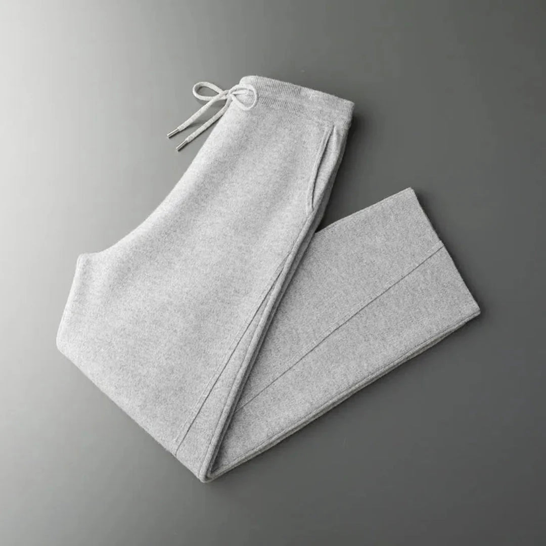 Nohan | Pantalon Maille Fluide à Taille Cordon