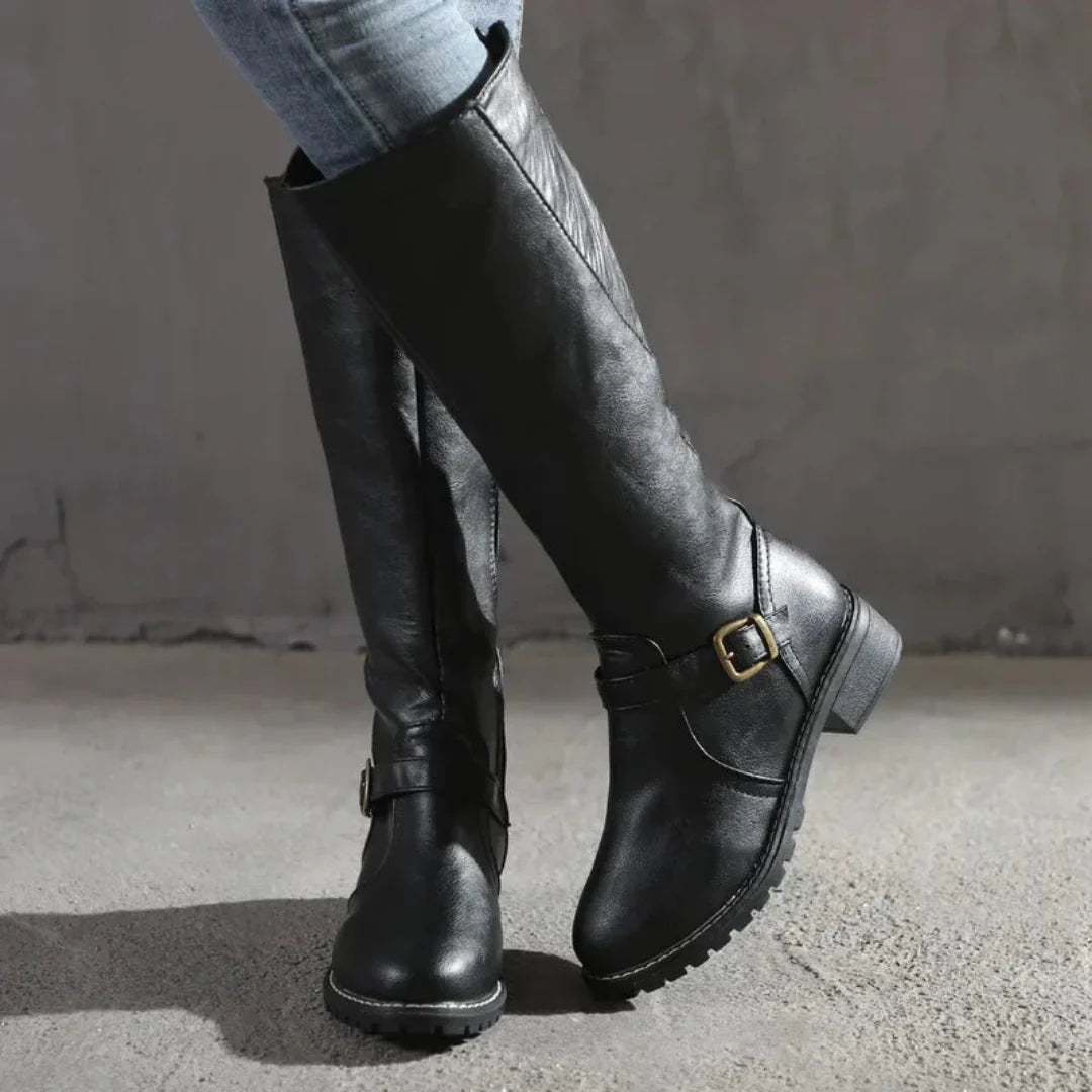 Savannah | Bottes Hautes à Boucle Style Cavalier