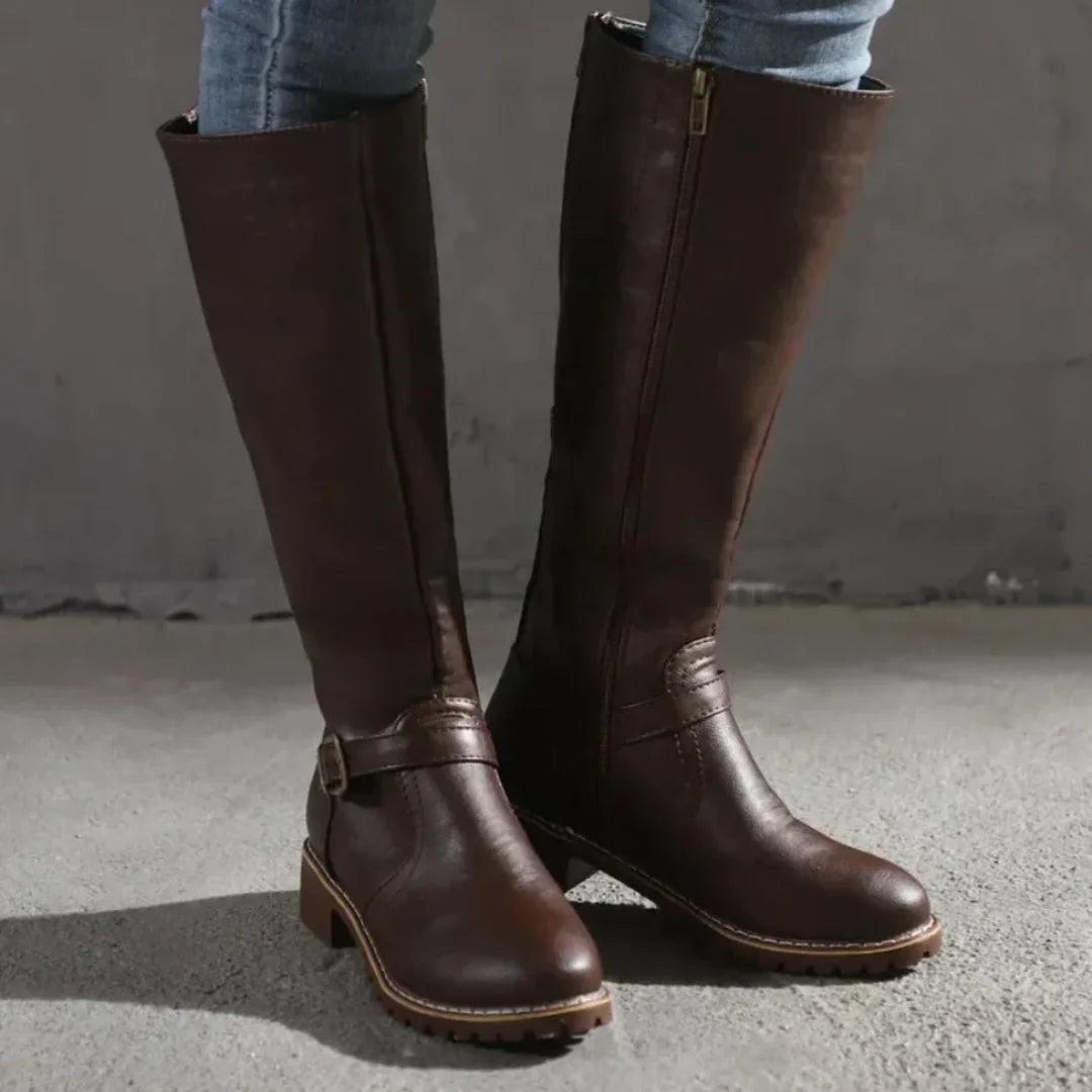 Savannah | Bottes Hautes à Boucle Style Cavalier