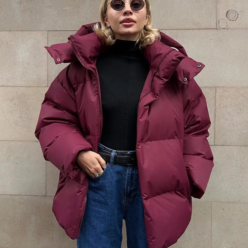 Nola | Doudoune Oversize à Col Montant