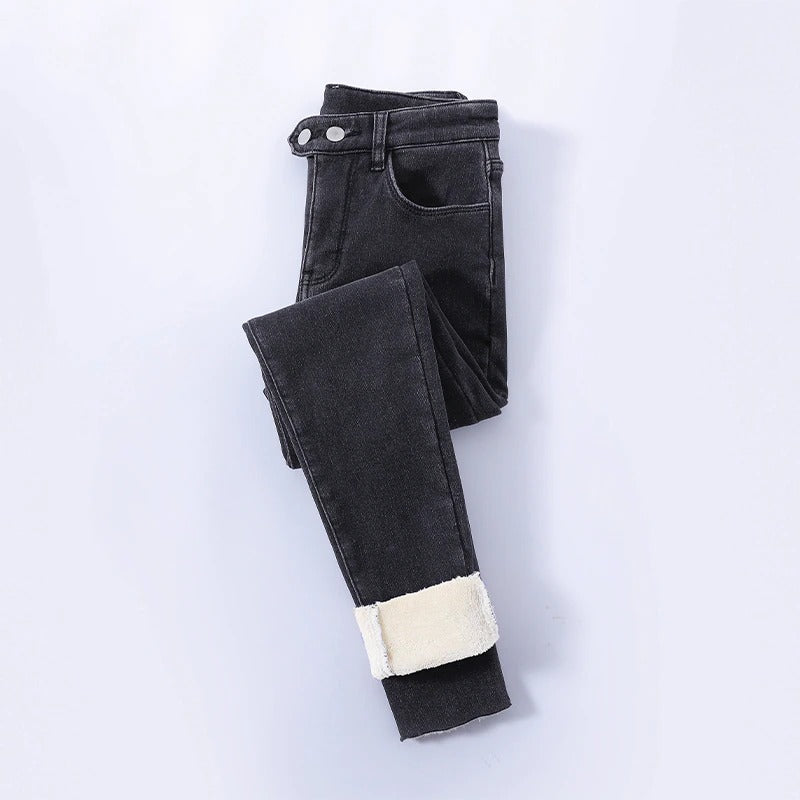 Elsa | Jean Thermique Doublé Polaire