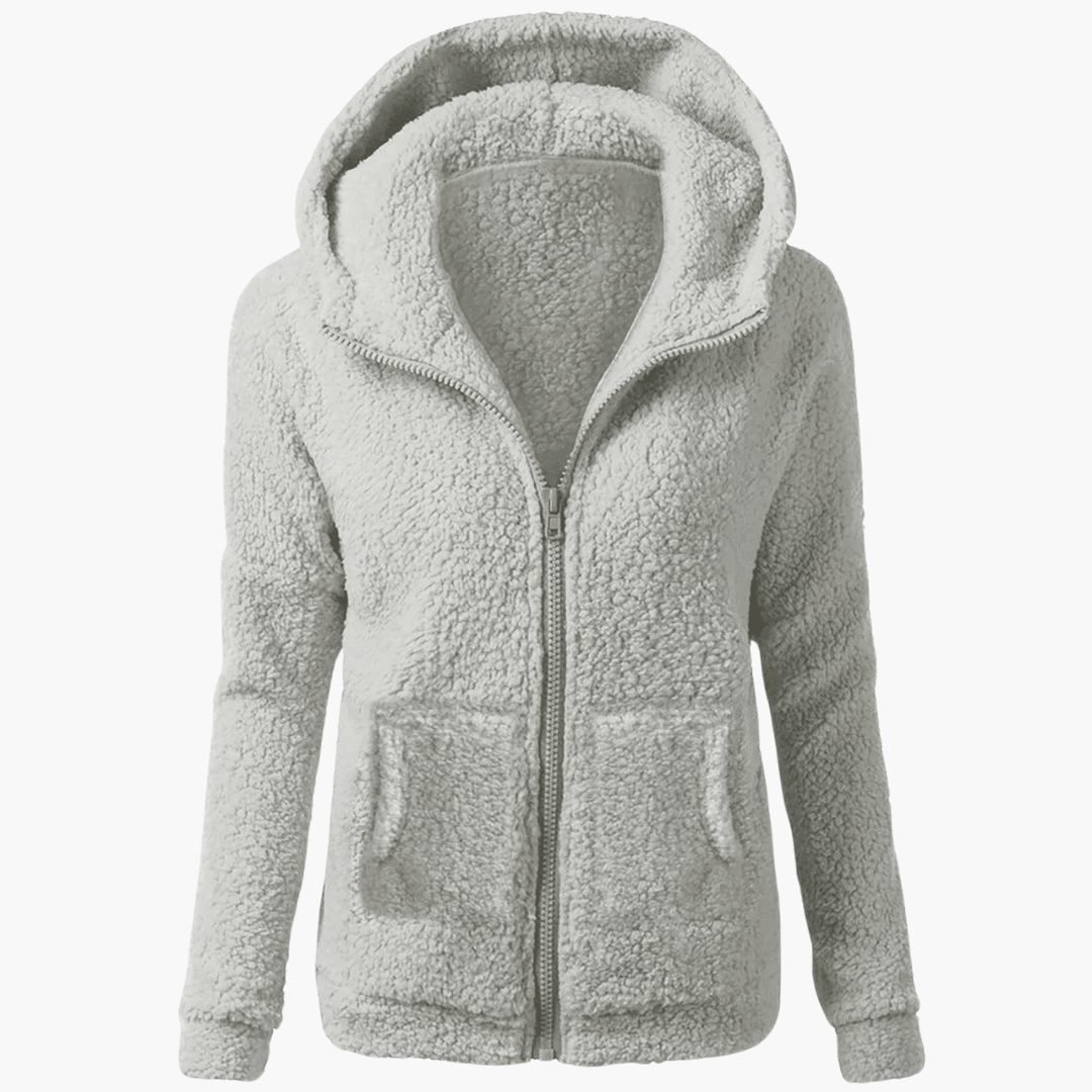 Louna | Veste Zippée en Polaire Douce avec Capuche