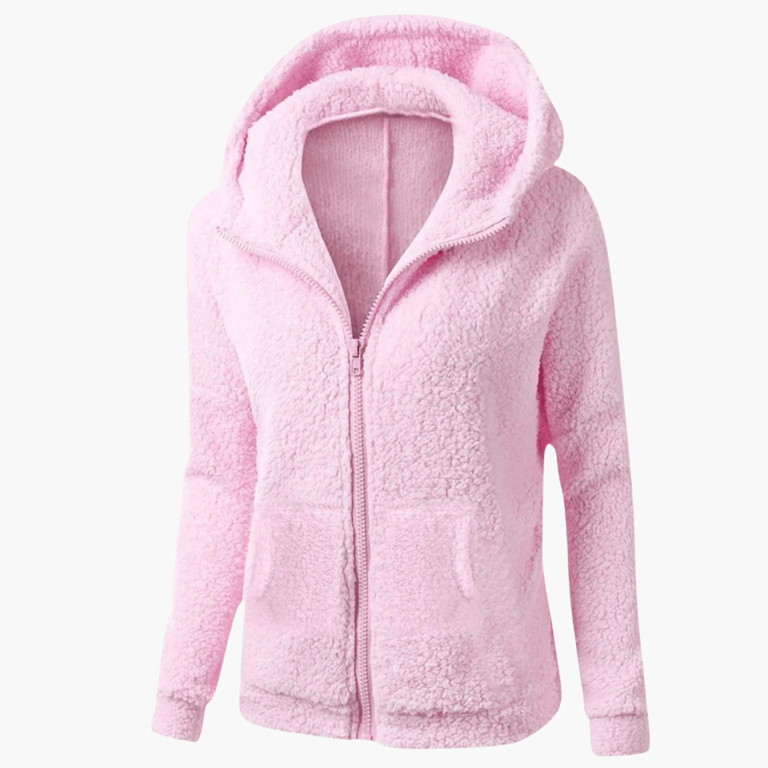 Louna | Veste Zippée en Polaire Douce avec Capuche