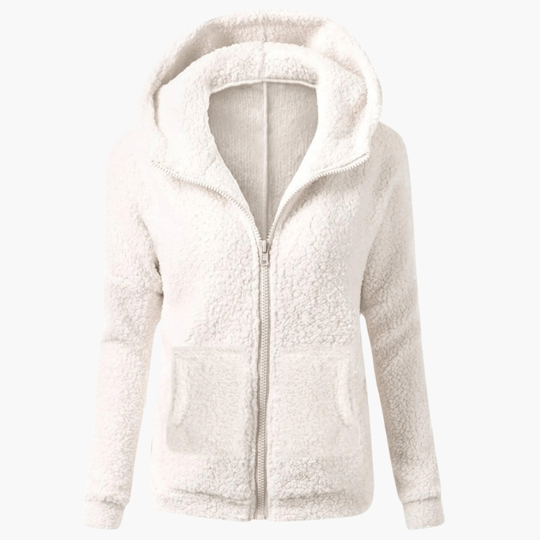 Louna | Veste Zippée en Polaire Douce avec Capuche