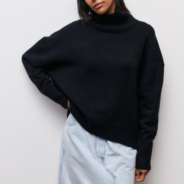 Alba | Pull Col Roulé Oversize