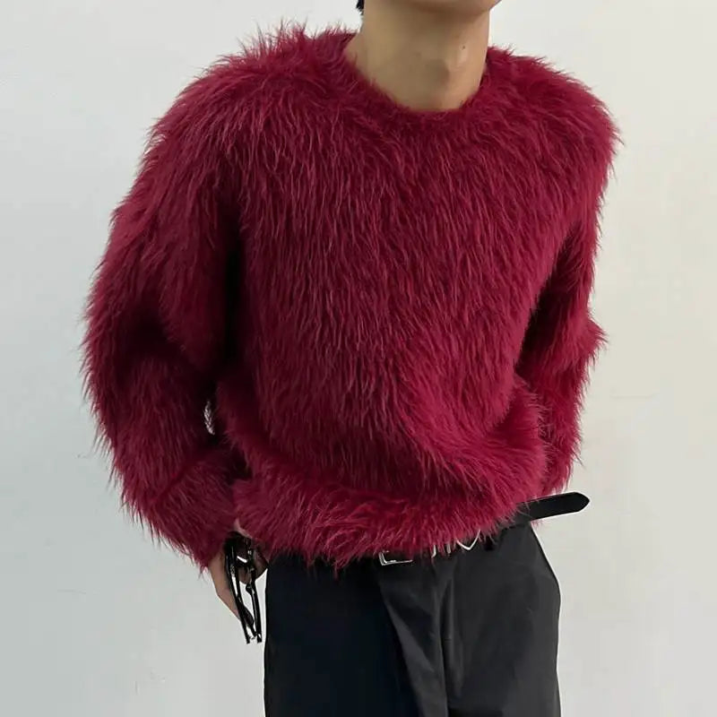 Noah | Pull Doux Effet Poils Longs Coupe Décontractée