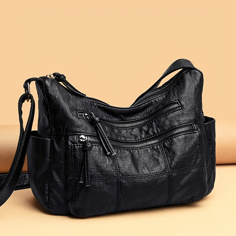 Clara | Sac Bandoulière Grand Format en Simili-Cuir