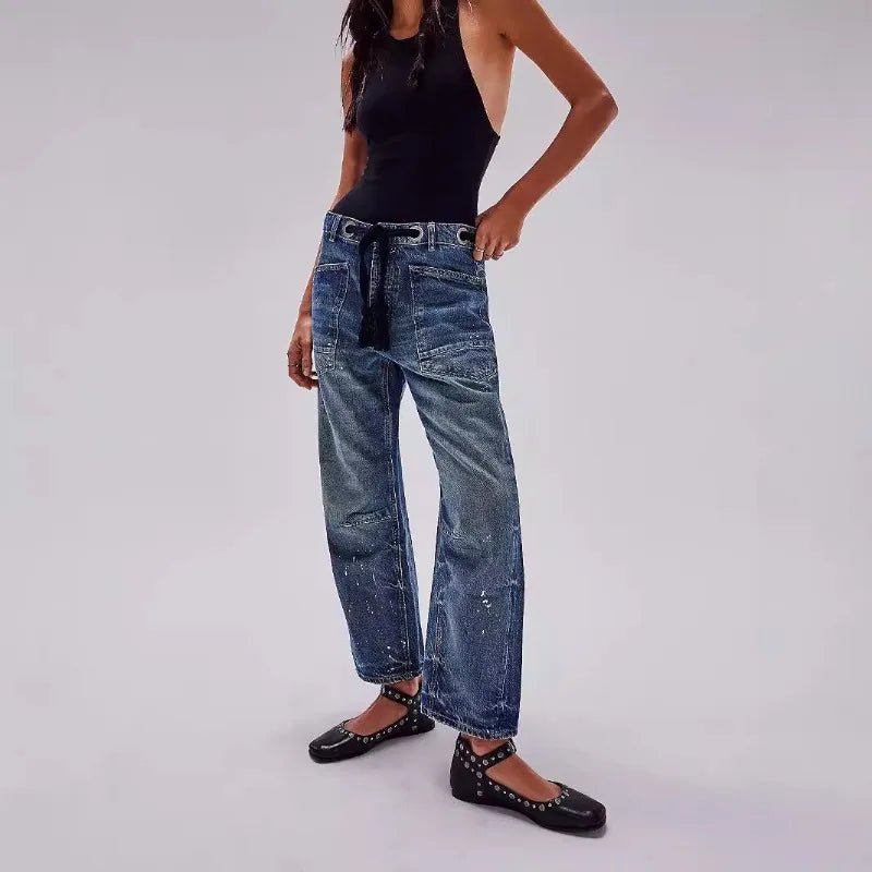 Lina | Jean Patchwork Coupe Ample