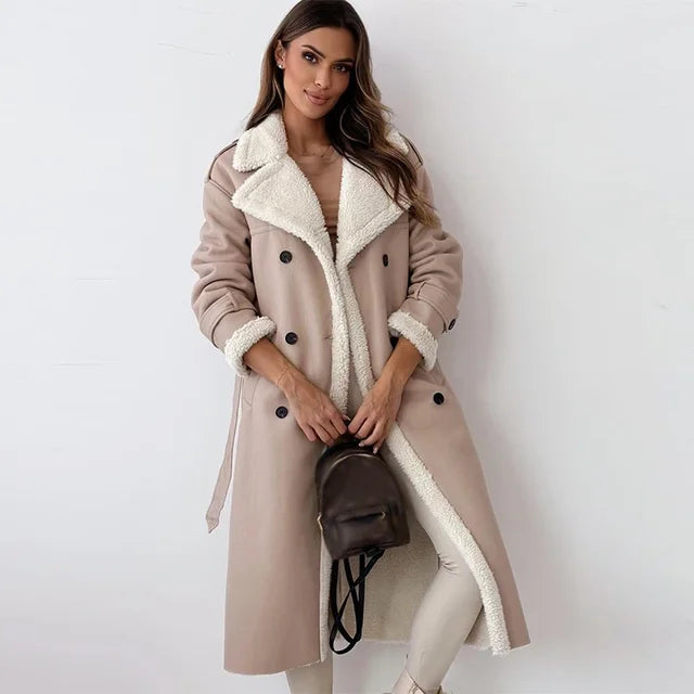 Alba | Manteau Long Doublé Polaire