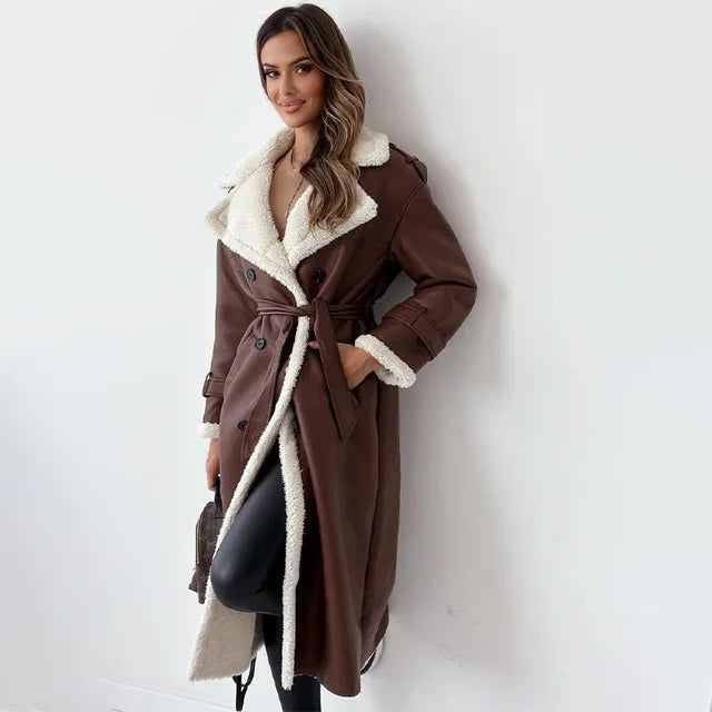 Alba | Manteau Long Doublé Polaire