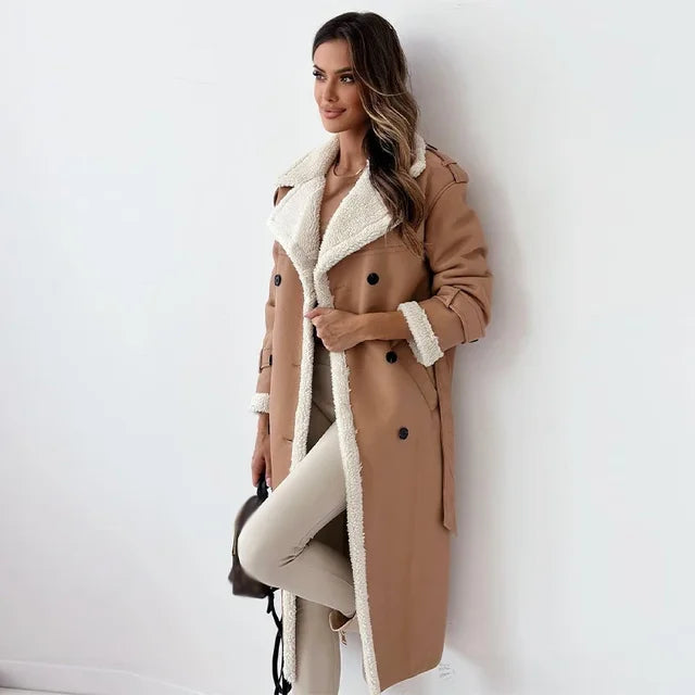 Alba | Manteau Long Doublé Polaire
